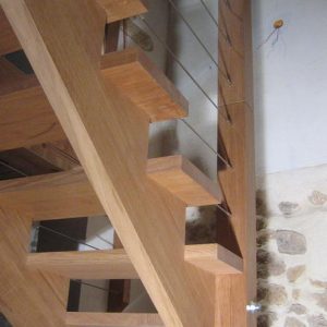 Escalier à crémaillère - espace-bois.com