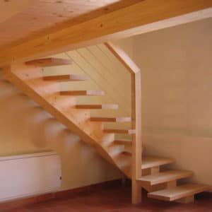 08-06 Escalier 1/4 tournant sur crémaillère central