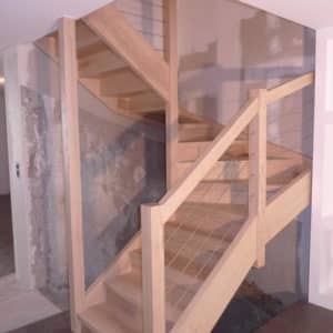 09-04 Escalier 2/4 tournant rampe sur rampe