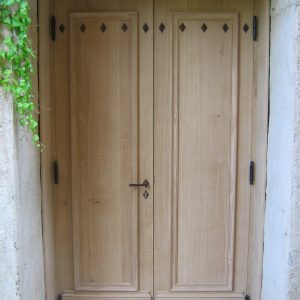 09-07 Porte d&rsquo;entré en chêne