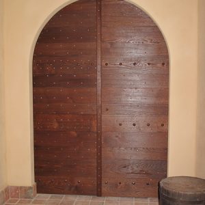 12-07 Porte d&rsquo;entrée en chêne